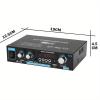 AMEMONDORA 12V 2-Channel Car Power Amplifier, High-Performance Universal Fit Audio System, 120W Hardwired Room Electrical Operation, 36V Max Operating Voltage AK35 view 2