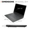 HP Victus Gaming 15 Laptop, 2025, 15.6" 1920x1080 144Hz, Intel 8-Core i5-13420H, NVIDIA GeForce RTX 4050, 32GB DDR4, 1TB SSD, Win11 Home, Backlit KB, Wi-Fi 6, BT 5.3, 720p HD Camera, Mica Silver view 4