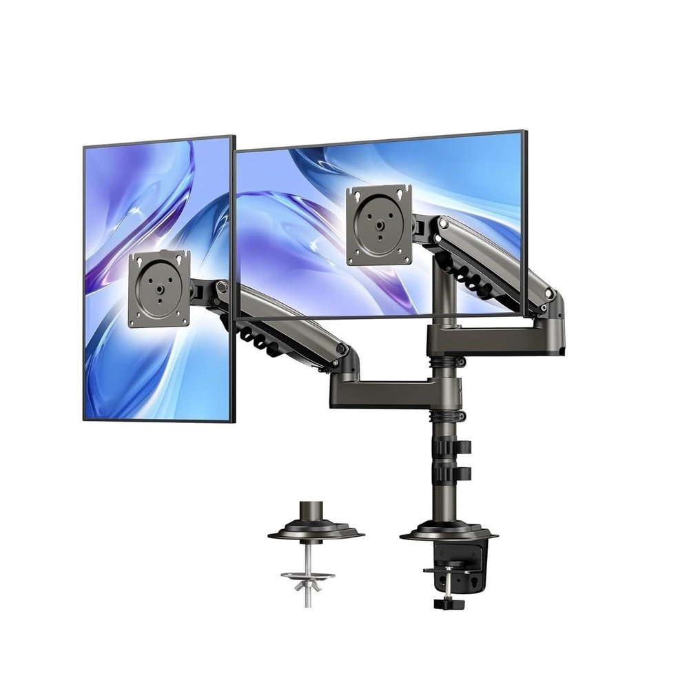 ADBWEKKF 17-32 inch dual monitor stand, gas spring dual monitor mount