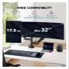 ADBWEKKF 17-32 inch dual monitor stand, gas spring dual monitor mount view 2
