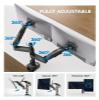 ADBWEKKF 17-32 inch dual monitor stand, gas spring dual monitor mount view 4