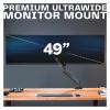 FNJTDVWS Aluminum single-arm ultra-convenient desktop stand for 49 inches view 2