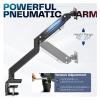 FNJTDVWS Aluminum single-arm ultra-convenient desktop stand for 49 inches view 4