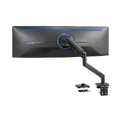 ADBWEKKF Black Robotic Arm Computer Monitor Desktop Mount for 49-inch Ultrawide -