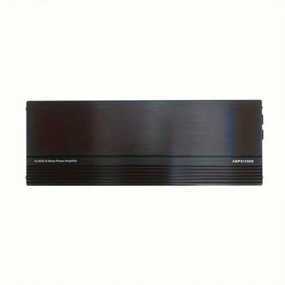 AMEMONDORA 12V 1-Channel Car Power Amplifier, High-Performance Universal Fit Audio System, 5000Watt 250KHz Hardwired Room Electrical Operation, 36V Max Operating Voltage AMPX1100D
