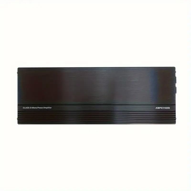 AMEMONDORA 12V 1-Channel Car Power Amplifier, High-Performance Universal Fit Audio System, 5000Watt 250KHz Hardwired Room Electrical Operation, 36V Max Operating Voltage AMPX1100D