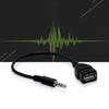 USB to 3.5mm Jacking Sound Adapter to Sound Music Car Stereos Male Plugs Jacking to Female Cord Converter OTG view 4