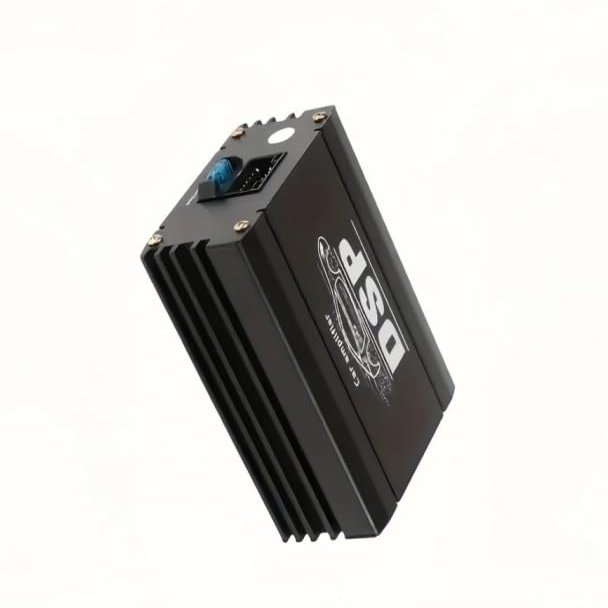 AMEMONDORA 12V 4-Channel Car Power Amplifier, High-Performance Universal Fit Audio System, 200W Hardwired Room Electrical Operation, 36V Max Operating Voltage DSP-HEI