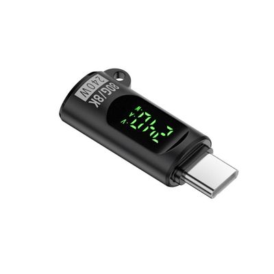 240W 80Gbps 8K@60Hz Connecter Digital Display USB C Male to Female Adapter Type-C Adapter with Current
