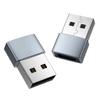 2Pack USB2.0 Male to Type C Female Adapter USB Female to Male for Highly Speed Data Transfer Charging view 1