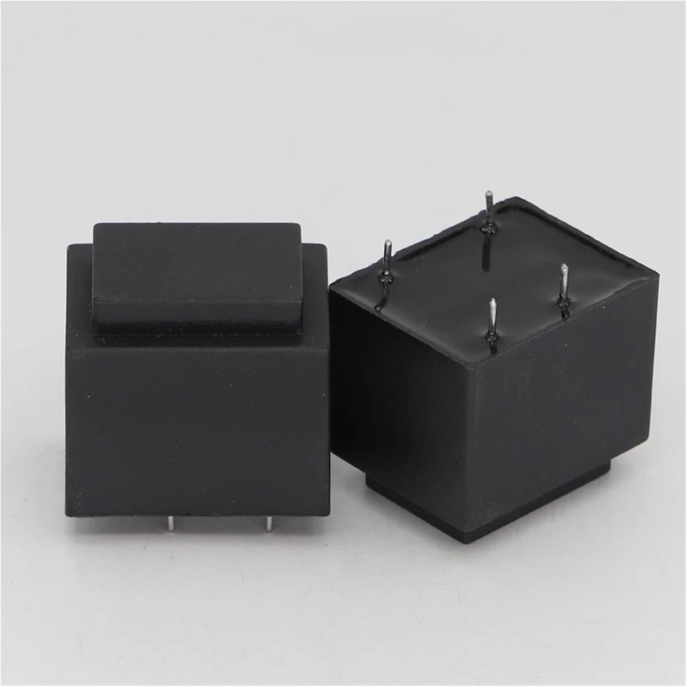 0.5W 0.5VA AC 220V to 6V 9V 12V Power Mini Sealed Type PCB Board 4 Pin Encapsulated Transformer 2Pcs(2Pieces 12V)