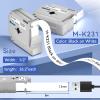 20pack M-K231 Label Tape Compatible with Brother P Touch M Tape M-K231S M231 MK231 M-231 12mm 0.47 Inch for Brother PTouch PT-M95 PT-65 PT-80 PT-70 PT-45 PT-90 Label Makers, Black on White view 2