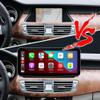 12.3" 128GB Wireless CarPlay Android Auto Upgrade for Mercedes CLS W218 X218 2011-2015 NTG 4.5/4.7, Split Screen, Waze Navigation, Wi-Fi, OEM Cameras Compatible view 2