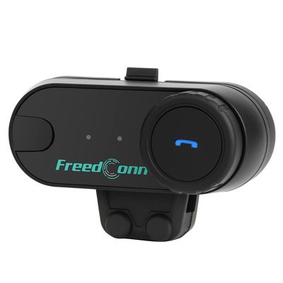 Motorcycle Helmet Bluetooth Intercom 800M Range Motorcycle Communication Systems, IP65 Waterproof Helmet Bluetooth Headset with Microphone for Riders & Skiers