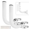 Uenhoy 2 Pack Universal Wireless Bridge Bracket Mount, Adjuatable J Pole and Wall-Mounted Mounts for Outdoor Antenna Starlink, AP Access Point Client Bridge CPE view 2