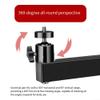 Foldable Projector Stand, Projector Stand Foldable Projector Wall Mount Suitable for Monitor Cameras for Home, Office, Outdoor, 360 Rotary Adjustable Arm view 4