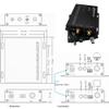 2 Ch RCA Audio & 1 Ch Analogue Video (NTSC) & 1 Ch Contact Closure to Fiber Converter Over 20Km SMF or 2 Km MM Fiber (BY-RCA-288-ST (1 x ST Fiber Connector)) view 3