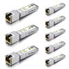 10Gtek ././/- +  , CAT.6a Copper Transceiver, Auto-Negotiation SFP+ Ethernet Module, up to 30-Meter, for Cisco SFP-10G-T-X, Ubiquiti, Netgear, Pack of 8 view 2