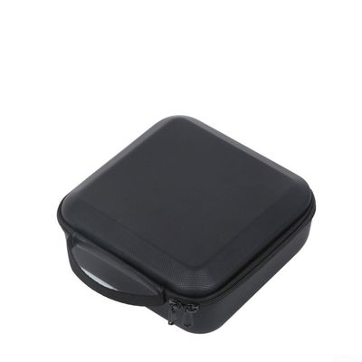 Waterproof Portable PU Leather Carrying Case for DJI NEO2, Compact Travel Case with Custom Fit, Black/Grey(Black)
