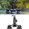 AugustknowU Suction Cup Camera Mount, Triple Suction Cup Mount, 360 Swivel Ball Head, No-Drill Installation, Triple Vacuum Suction Cups for Car Sunroof, RV(C) view 2