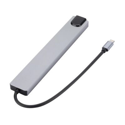 10 in 1 USB C Adapter RJ45 Ethernet 5 Gbps Dongle 4K HDMI-Compatible 100W PD for Air Pro and Other TY>pe Laptops