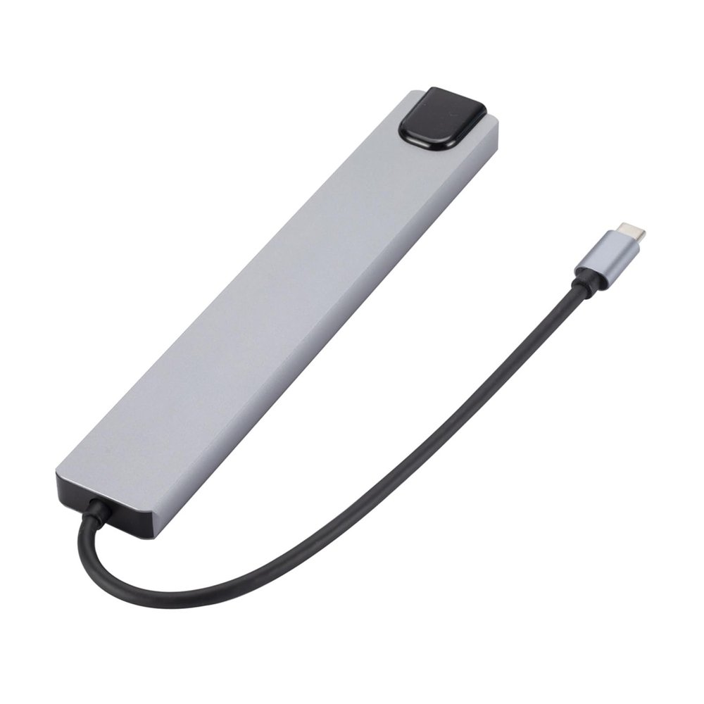 10 in 1 USB C Adapter RJ45 Ethernet 5 Gbps Dongle 4K HDMI-Compatible 100W PD for Air Pro and Other TY>pe Laptops
