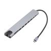 10 in 1 USB C Adapter RJ45 Ethernet 5 Gbps Dongle 4K HDMI-Compatible 100W PD for Air Pro and Other TY>pe Laptops view 4