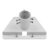 Stainless Steel Pipe Adapter Compatible for Starlink Gen-3 Dish, 360 Rotation, 20 Tilt, Fits Pole Diameter up to 48 mm view 1