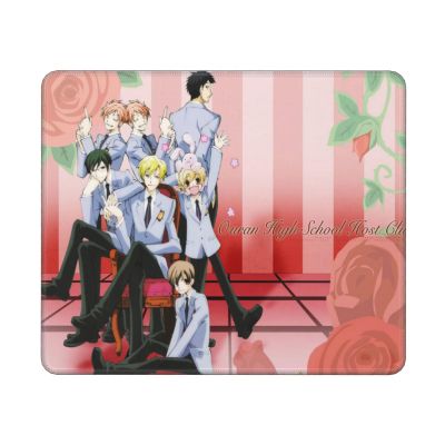 Anime Ouran High School Host Club Gaming Mouse Pad Non-Slip Mousepad Stitched Edge Computer Mouse Pads for Desk Accessories 10x12in