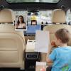 Car Tablet Holder - Telescopic Stand with Hook Cup Storage, Headrest Tablet and Phone Mount for Truck, SUV, or Sedan, Vehicle Organizer, Adjustable Holder with Secure Grip, Travel Accessory for Kids view 2