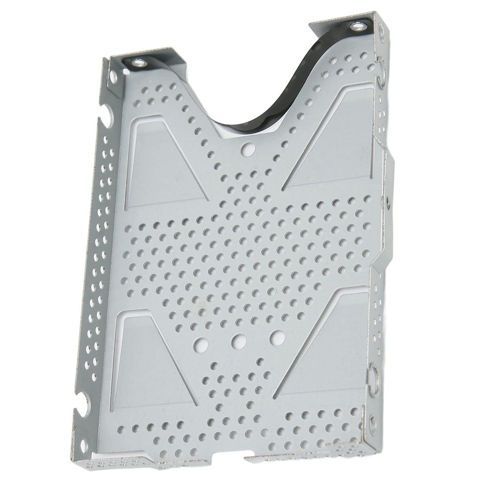 Aumotop Hard Disk Drive Mounting Bracket Durable Metal Hard Drive Caddy for Slim Host Excellent Heat Dissipation for Accessories Silver