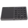 Aumotop Wireless Number Pad Touchpad Design 22 Keys 2.4G Dual Mode for WinIOSAndroidOS X ABS Material (Gray) view 4