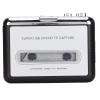 CHICIRIS Tape to MP3 Converter Portable Stereo USB Cassette Player for Laptops, Convert Old Tapes to MP3, Suitable for Music Enthusiasts Silver and Black view 1
