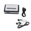 CHICIRIS Tape to MP3 Converter Portable Stereo USB Cassette Player for Laptops, Convert Old Tapes to MP3, Suitable for Music Enthusiasts Silver and Black view 4