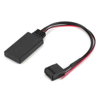 Aumotop Car AUXIN Adapter Audio Connector for // 2005 Onwards, Black ABS Material