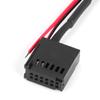 Aumotop Car AUXIN Adapter Audio Connector for // 2005 Onwards, Black ABS Material view 2