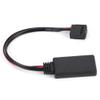Aumotop Car AUXIN Adapter Audio Connector for // 2005 Onwards, Black ABS Material view 4