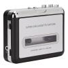 CHICIRIS Tape to MP3 Converter Portable Stereo USB Cassette Player for Laptops, Convert Old Tapes to MP3, Suitable for Music Enthusiasts Silver and Black view 2
