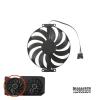 95MM T129215SU RX6650XT RX6600 RX6600XT RX6650 XT Graphics Fan, Compatible for ASUS Dual Radeon RX 6650 XT RX 6600 RX 6600 XT RX 6650 XT Fan(Left Fan) view 2