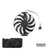95MM T129215SU RX6650XT RX6600 RX6600XT RX6650 XT Graphics Fan, Compatible for ASUS Dual Radeon RX 6650 XT RX 6600 RX 6600 XT RX 6650 XT Fan(Left Fan) view 3