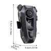 TECKEEN Waterproof Motorcycle Headset Bluetooth 5.4 Wireless Helmet Headphone view 2