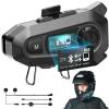 TECKEEN Waterproof Motorcycle Headset Bluetooth 5.4 Wireless Helmet Headphone view 3