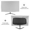 HOUDERCO Elastic Monitor Screen Cover Protector Sleeve for Desktop Computer Silver Dustproof Anti-scratch Guard Blocking Light and Fingerprints Portable Lightweight Protective Case view 3