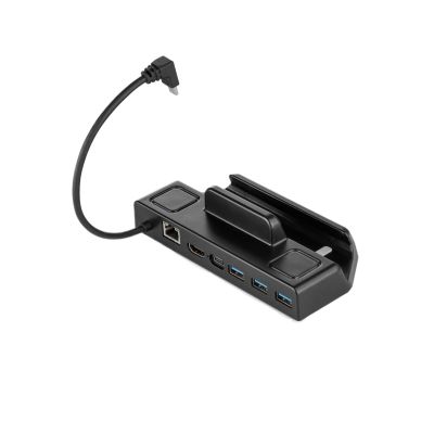 6 in 1 Steam Deck Docking Station TV Base Stand Hub Holder USB C to RJ45 Ethernet TY>pe for OLED Console