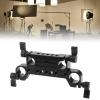 Aluminum Alloy 19mm to 15mm Rod Clamp Combination for Rails Rod Systems Shoulder Mount Rigs Two Tube Clamp view 4