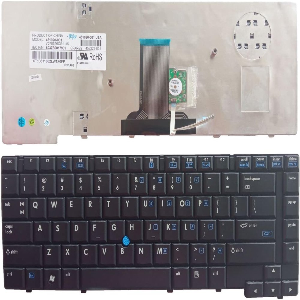 100% New 100% New US Layout with Pointing Keyboard for HP Compaq 8510w 8510p 452228-001 513699-001 NSK-H4B0G 451020-041 452229-041 9J.N8282.B0G