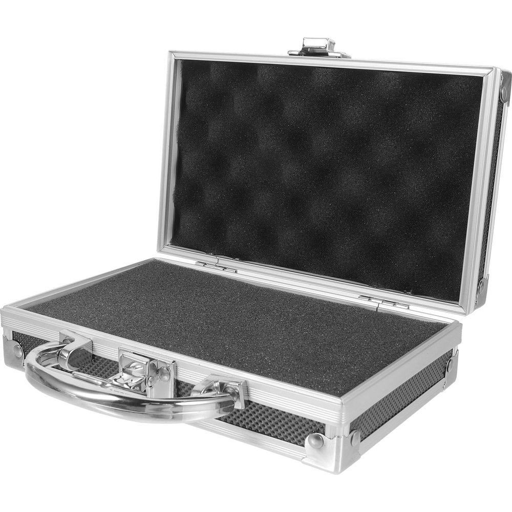 Portable Aluminum Alloy Tool Box Organizer with Lid and Handle