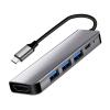 3 Adapter USB TY>pe C Hub HDMI-Compatible 4K Support Dex USB-C Dock with PD for Pro/Air 2021(3 in 1 HUB) view 2