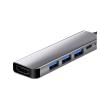 3 Adapter USB TY>pe C Hub HDMI-Compatible 4K Support Dex USB-C Dock with PD for Pro/Air 2021(3 in 1 HUB) view 4