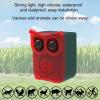 Fockety Solar Outdoor Motion Sensor Alarm, Solar Sound and Light Alarm with Dog Barking Gunshots Sound, 129dB Loud Noise Maker 4 Work Modes Security Siren for Home, Villa, Farm view 3